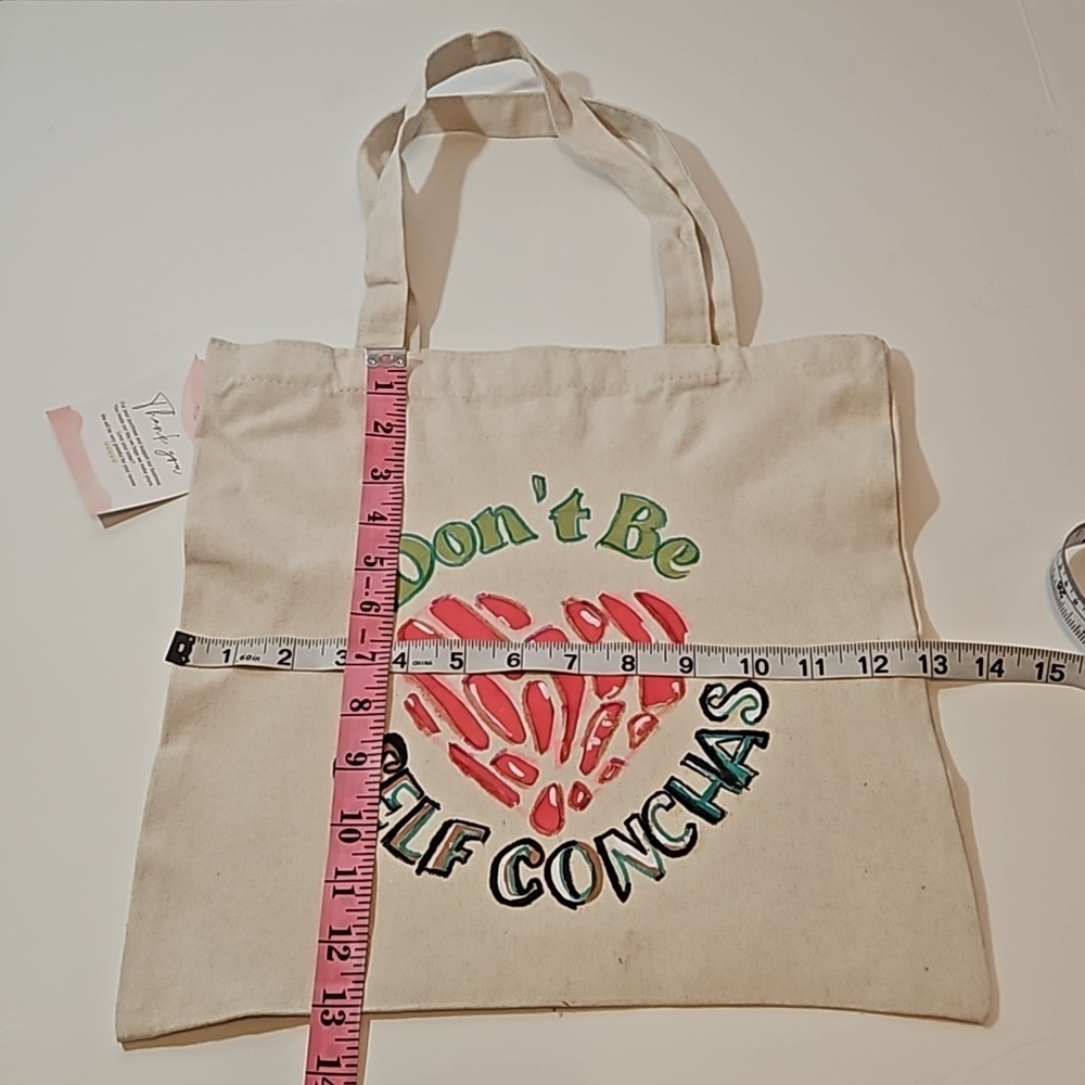 Hand Crafted Reusable Bag Canvas 100% Cotton Skull - Picture 16 of 17